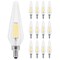 Luxrite HX10.5 LED Light Bulbs 4.5W 60W Equivalent 500LM 5000K Bright White Dimmable E12 Base, 12PK LR21673-12PK - alternate 1